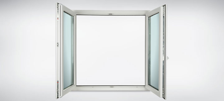PVC prozor - Dvokrilni prozori sa lažnom prečkom